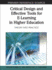 Critical Design and Effective Tools for E Learning in Higher Education Theory Into Practice