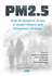 PM2.5: Role of Oxidative Stress in Health Effects & Prevention Strategy