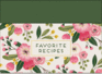 Favorite Recipes-Recipe Card Collection Tin (Floral)