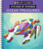 Brain Games-Sticker By Number: Ocean Treasures (Geometric Stickers) (Spiral Bound, Comb Or Coil)