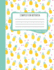 Composition Notebook: College Ruled: 100+ Lined Pages Writing Journal: Cute Pineapples on White 0892