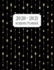 Academic Planner 2020-2021: Academic Year July 2020-June 2021, 7 Subject Weekly Student Planner + Monthly Calendars & Goals Section, Homework...& Assignments, Arrows, Gold, Black, Modern