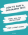 Notebook How to Pass a Geography Test: Read the Instructions Start Crying 7, 5x9, 25