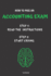 Notebook How to Pass an Accounting Exam: Read the Instructions Start Crying