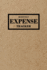 Monthly Expense Tracker: 22 Entries Per Page to Log Your Expenses Made With the Category of Your Choice + Page to Track Monthly Expenses for the Year, Expense Book, Kraft