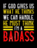 If God Gives Us What He Thinks We Can Handle He Must Think I'M a Badass: a Surgery Recovery and Rehabilitation Gift Notebook 8.5x11 200 Pages