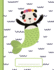 Panda Mermaid-Wide-Ruled Composition Book: Notebook for Elementary, Middle, and High School-College and University Too!