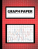 Graph Paper Composition Notebook: 200 Pages | 4x4 Quad Ruled Graphing Grid Paper | Math and Science Notebooks | Red