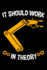 It Should Work in Theory: Robot Notebook to Write in, 6x9, Lined, 120 Pages Journal