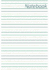 Notebook: (7" X 10") Notebook (150 Pages-College Ruled Notepad)