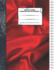 Graph Paper Composition Notebook: 110 Pages | Quad Ruled 4x4 | 8.5" X 11": Red Silk Large Notebook With Grid Paper | Math Notebook for Students