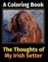 The Thoughts of My Irish Setter: A Coloring Book