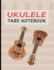 Ukulele Tabs Notebook: Blank Tablature for Composing Ukulele Music-Bone (Song Manuscript Notepads)