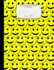 Wide Ruled Composition Notebook 8.5"X 11". 120 Pages. Happy Faces Pattern: Happy Yellow Smiley Faces Pattern Cover. Notebook Composition Book Wide...Legal Ruled Paper. Smiley Faces Notebook