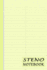 Steno Notebook: Gregg Shorthand Paper-Yellow (Note Taking Journal)