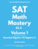 Sat Math Mastery Essential Algebra 1 Algebra 2