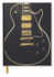 Gibson Les Paul Black Guitar (Blank Sketch Book) (Luxury Sketch Books)