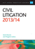 Civil Litigation 2013/2014 (Clp Legal Practice Guides)