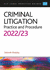 Criminal Litigation: 2022/2023: Legal Practice Course Guides (Lpc)