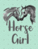 Horse Girl Journal-Wide Ruled: 7.44 X 9.69-101 Sheets/202 Pages