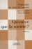 What Is Society ? / Qu'est-ce que la socit ?: UTLS, volume 3