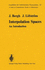 Interpolation Spaces. an Introduction
