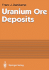 Uranium Ore Deposits