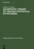 Asymptotic Theory of Testing Statistical Hypotheses Modern Probability and Statistics (Hb 2000)