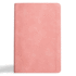 CSB Thinline Bible, Blush Pink Suedesoft Leathertouch