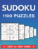 1100 Sudoku Puzzles Easy to Very Hard: Sudoku Puzzle Book with Solutions For Adults and Teens - 192 Easy + 240 Medium + 300 Hard + 368 Expert - Volume 2