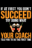 If at First You Don't Succeed Try Doing What Your Coach Told You to Do the First Time: Cool Cricket Coach Journal Notebook-Gifts Idea for Cricket Coach Notebook for Men & Women