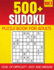 500+ SUDOKU Puzzle Book for Adults VOL.1: Level of Difficulty - Easy and Medium