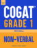 Cogat Grade 1 Non-Verbal: Three Practice Tests-Level 7