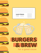 Isometric Notebook: Burger & Brew Lover Graph Paper Drawing Book Project Engineering Sketchbook Equilateral 0.28 - Student Life Book