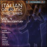 Italian Operatic Overtures, Vol. 1: The 18th Century - 