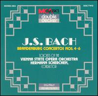 J.S. Bach: Brandenburg Concertos Nos. 1-6 - Alfred Sherbaum (trumpet); Beatrice Reichert (gamba); Burkhart Kraeutler (double bass); Camillo Wanausek (flute);...
