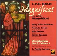 J.S. Bach & C.P.E. Bach: Magnificat - James F. Weaver (bass); Mary Ellen Callahan (soprano); Nils Brown (tenor); Patricia Green (mezzo-soprano);...