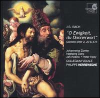 J.S. Bach: Cantates BWV 2, 20 & 176 - Collegium Vocale; Ingeborg Danz (alto); Jan Kobow (tenor); Johannette Zomer (soprano); Peter Kooij (bass);...