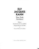 Jacques Ely Kahn: New York Architect