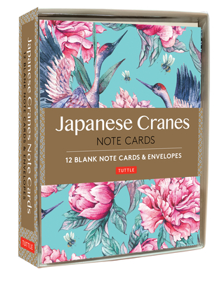 Japanese Cranes Note Cards: 12 Blank Note Cards & Envelopes (6 x 4 inch cards in a box) - Tuttle Editors (Editor)