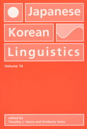 Japanese/Korean Linguistics, Volume 14: Volume 14