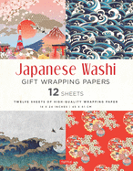 Japanese Washi Gift Wrapping Papers: 12 Sheets of High-Quality 18 X 24" (45 X 61 CM) Wrapping Paper