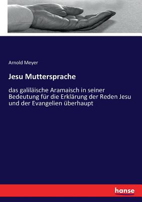 Jesu Muttersprache: das galilische Aramaisch in seiner Bedeutung fr die Erklrung der Reden Jesu und der Evangelien berhaupt - Meyer, Arnold