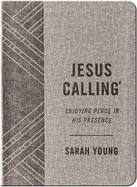 Jesus Calling, Textured Gray Leathersoft, with Full Scriptures: Enjoying Peace in His Presence (A 365-Day Devotional) - The Perfect Christian Father's Day Gifts for Dad