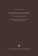 Johannes Philoponos. De opificio mundi