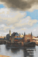 Johannes Vermeer Schrift: Gezicht op Delft Artistiek Dagboek voor Aantekeningen Stijlvol Notitieboek Ideaal Voor School, Studie, Recepten of Wachtwoorden