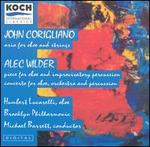 John Corigliano: Aria for oboe & strings; Alec Wilder: Piece for oboe & improvisatory percussion