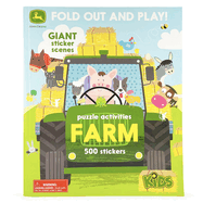 John Deere Kids Farm: 500 Stickers and Puzzle Activities: Fold Out and Play!