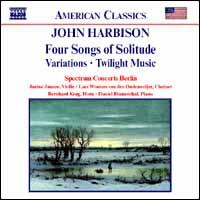 John Harbison: Four Songs of Solitude; Variations; Twilight Music - Bernhard Krug (horn); Daniel Blumenthal (piano); Janine Jansen (violin); Lars Wouters van den Oudenweijer (clarinet)