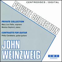 John Weinzweig: Private Collection - Mary Lou Fallis (soprano); Monica Gaylord (piano); Philip Candelaria (guitar)